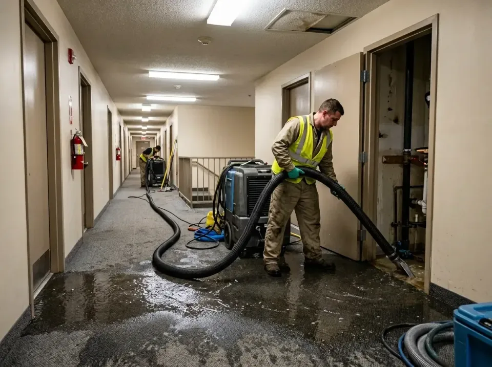 multi-unit-apartment-hallway-f-005 — frequently asked questions, Emergency Burst Pipe Water Extraction & Removal in Goddard,…